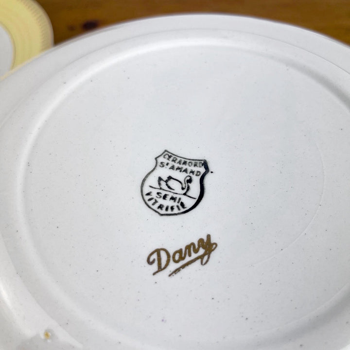 Ensemble d'assiettes plates Céranord Saint-Amand "Dany"