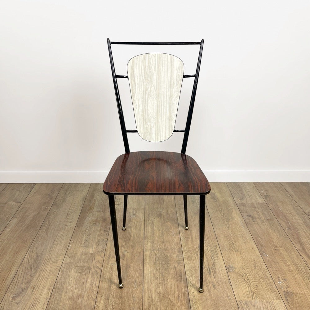 Paire de chaises design atypiques Formica
