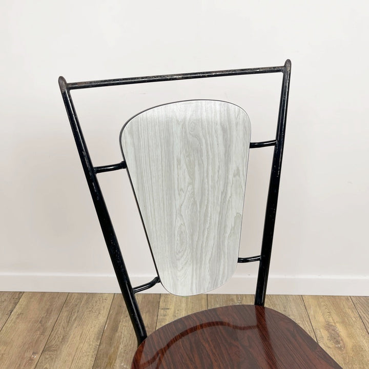 Paire de chaises design atypiques Formica