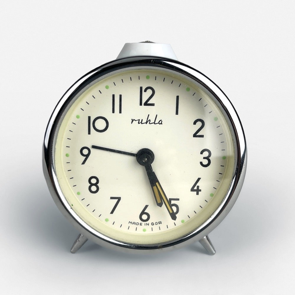 Réveil mécanique design Ruhla GDR années 60 – Zelda et Charlie
