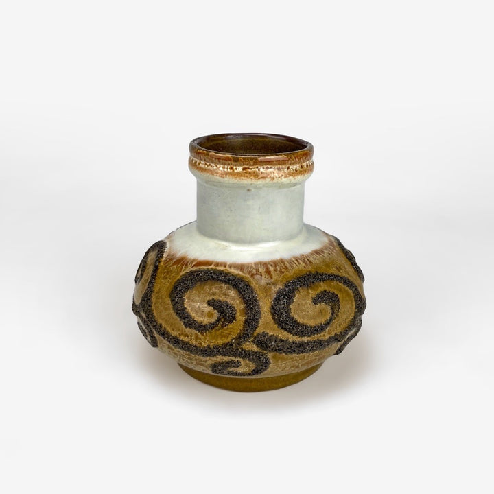 Petit vase céramique Fat Lava Strehla vintage