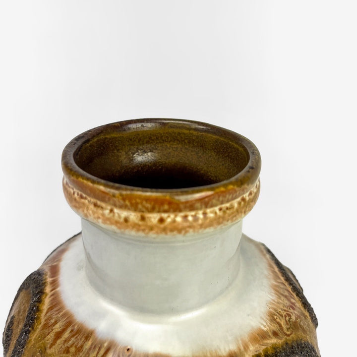 Petit vase céramique Fat Lava Strehla vintage