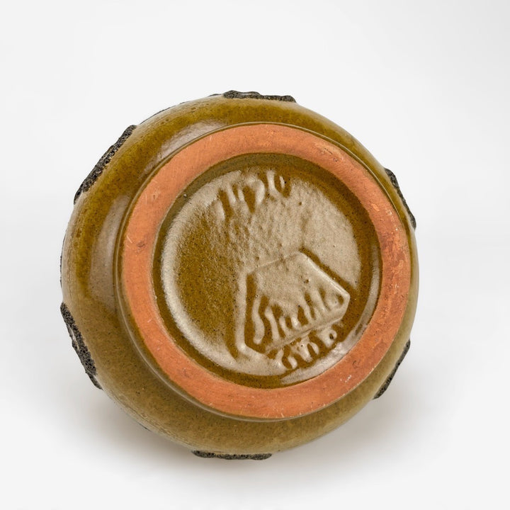 Petit vase céramique Fat Lava Strehla vintage