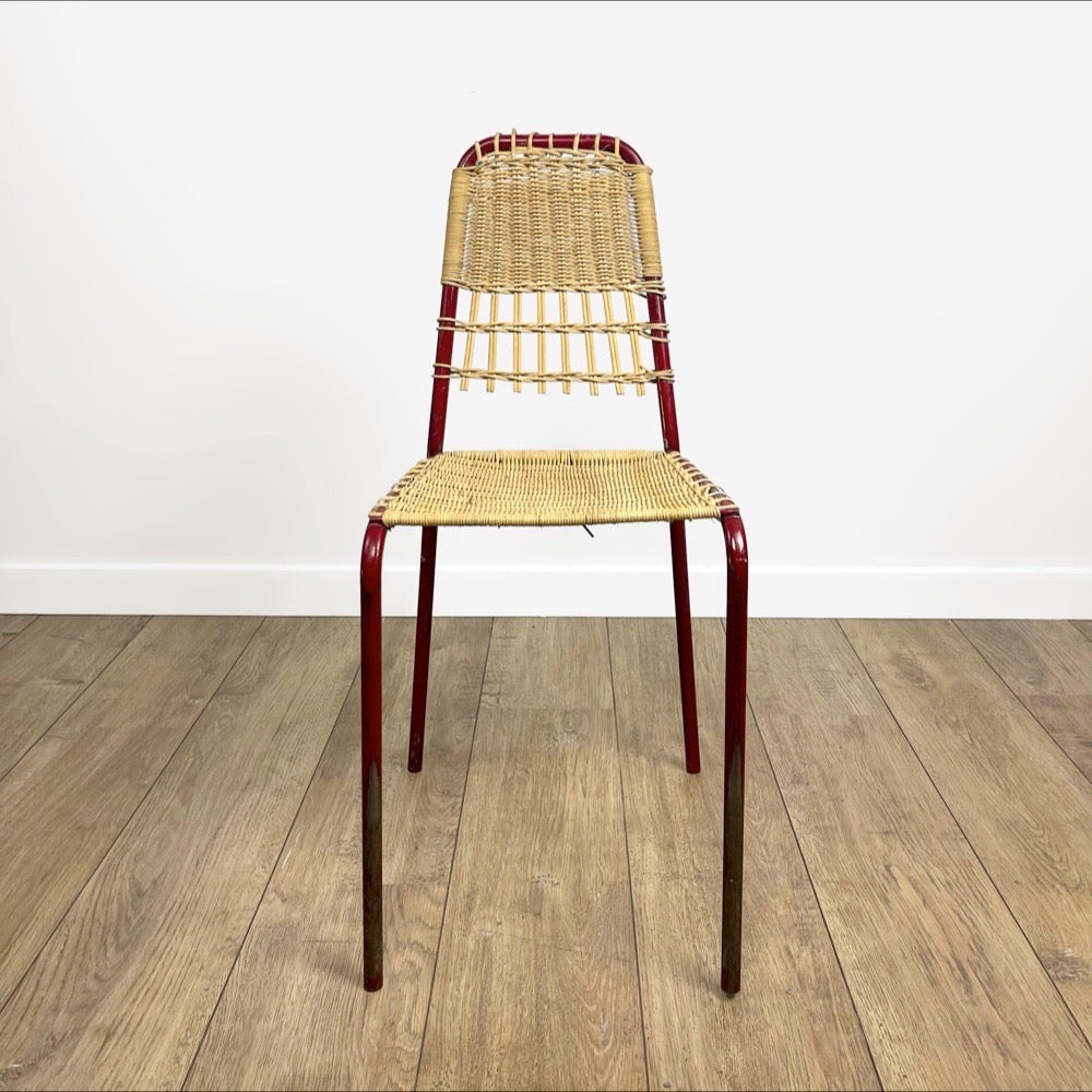 Chaise enfant design minimaliste vintage