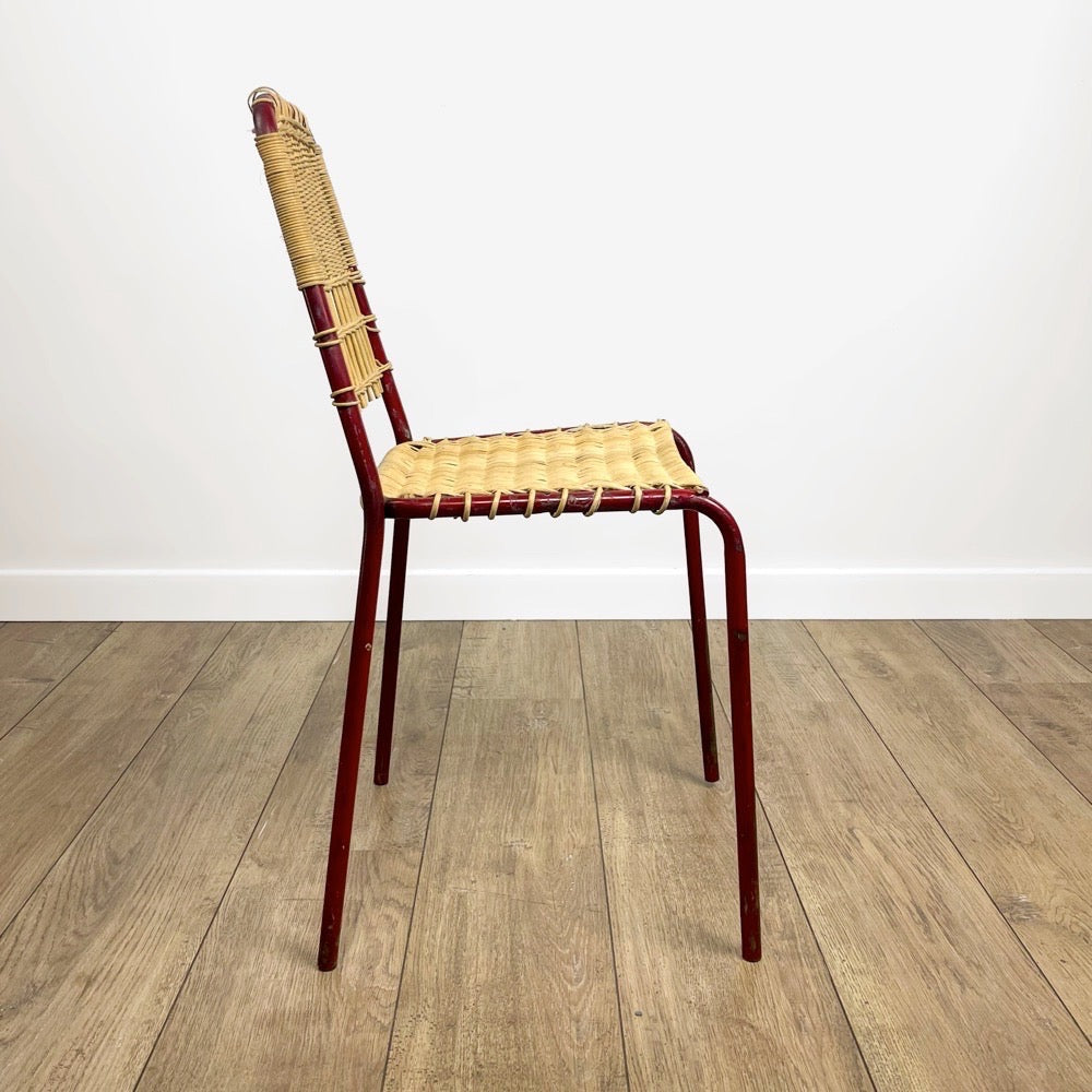 Chaise enfant design minimaliste vintage