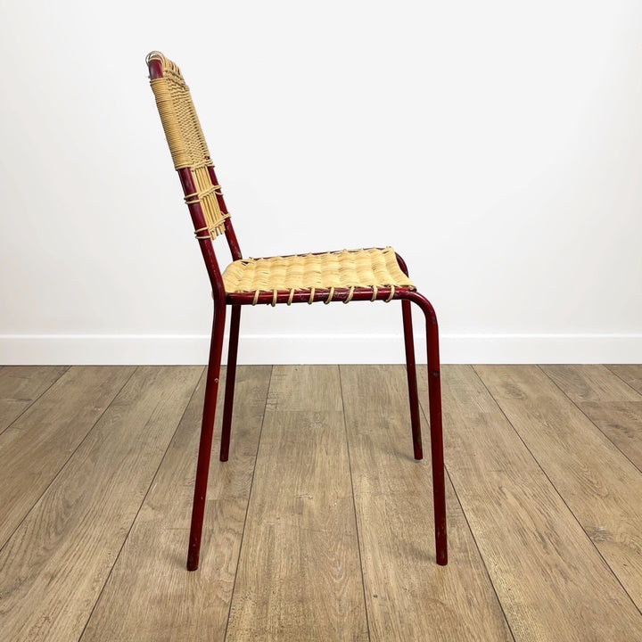 Chaise enfant design minimaliste vintage