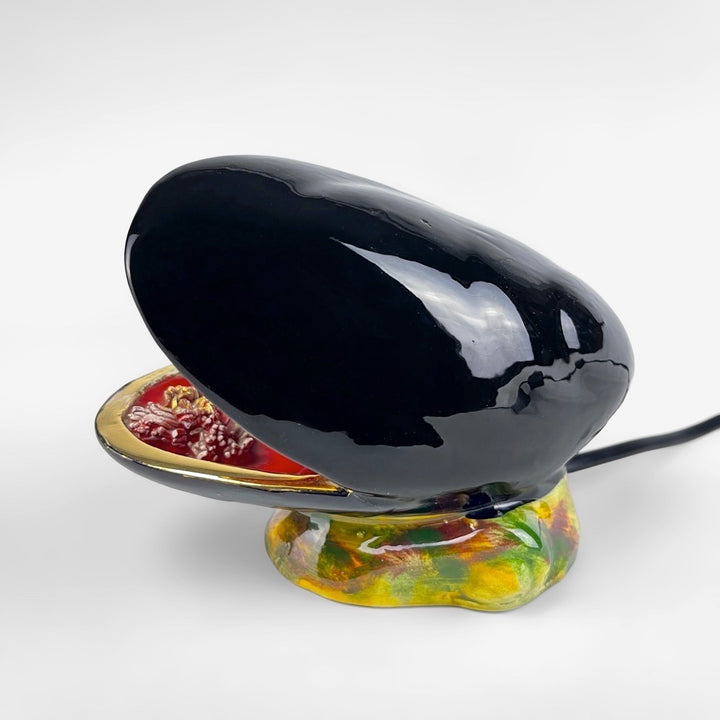 Lampe veilleuse coquillage Vallauris vintage