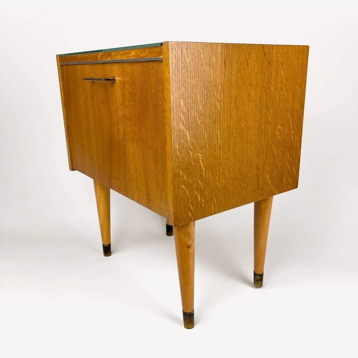 Chevet scandinave bois et verre SEM